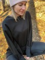 DAMSKA BLUZA LONG CZARNA