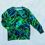 Chłopięca bluza - MONSTERA AKWARELA