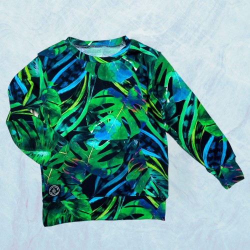 BLUZA MONSTERA AKWARELA
