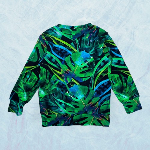 BLUZA MONSTERA AKWARELA