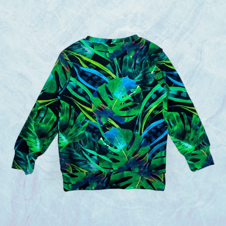 BLUZA MONSTERA AKWARELA