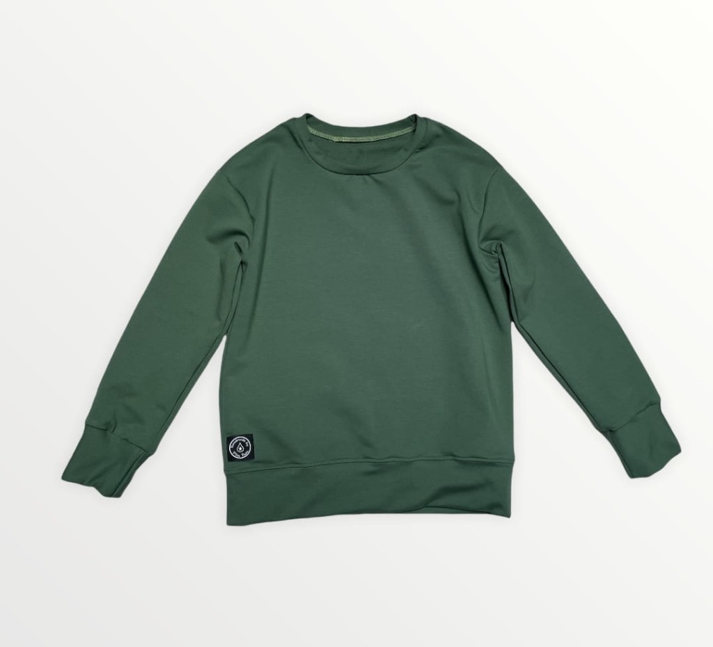 bluza ZGASZONA ZIELEŃ i spodnie BAGGY