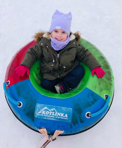 Czapka KOT lila
