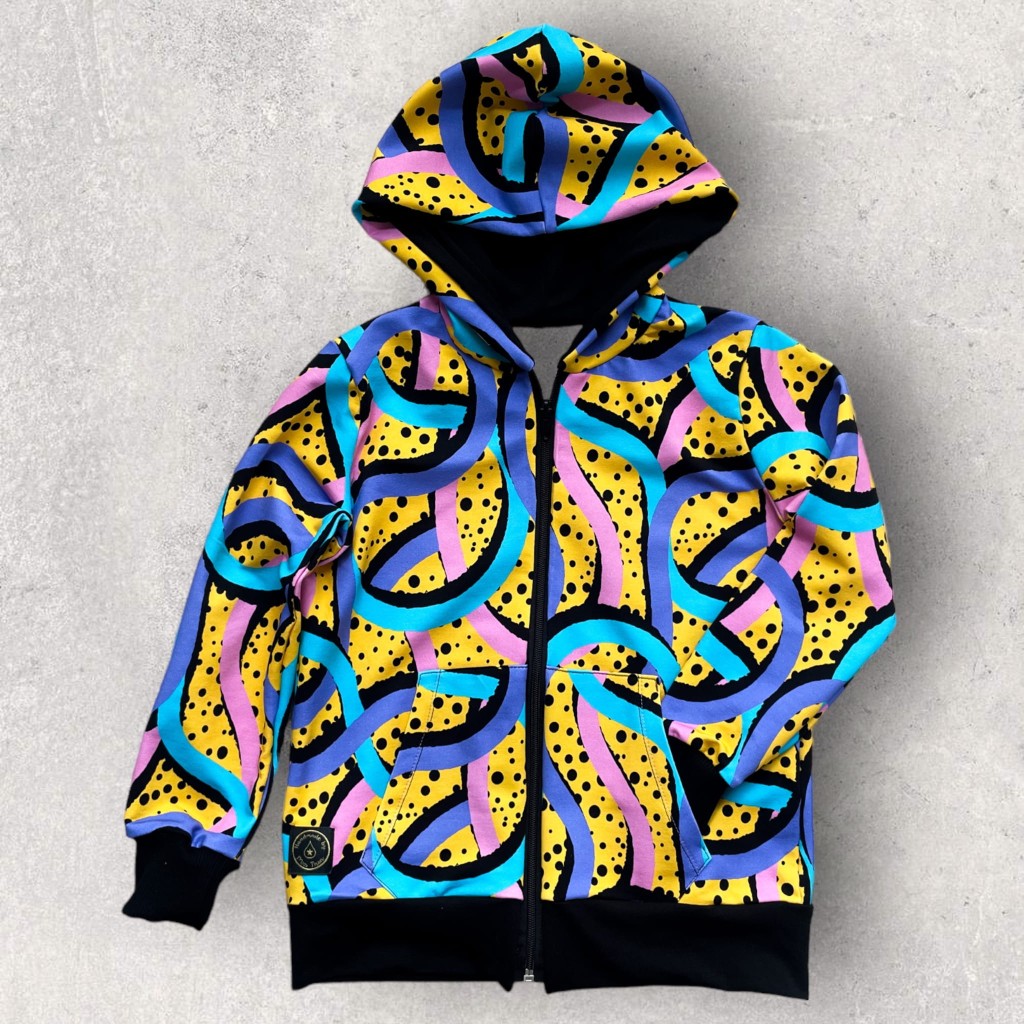 Dziewczęca bluza  ROZPINANA retro