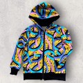 Dziewczęca bluza  ROZPINANA retro