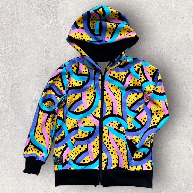 Dziewczęca bluza  ROZPINANA retro