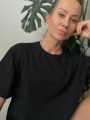 Damska bluzka MAMA czarna