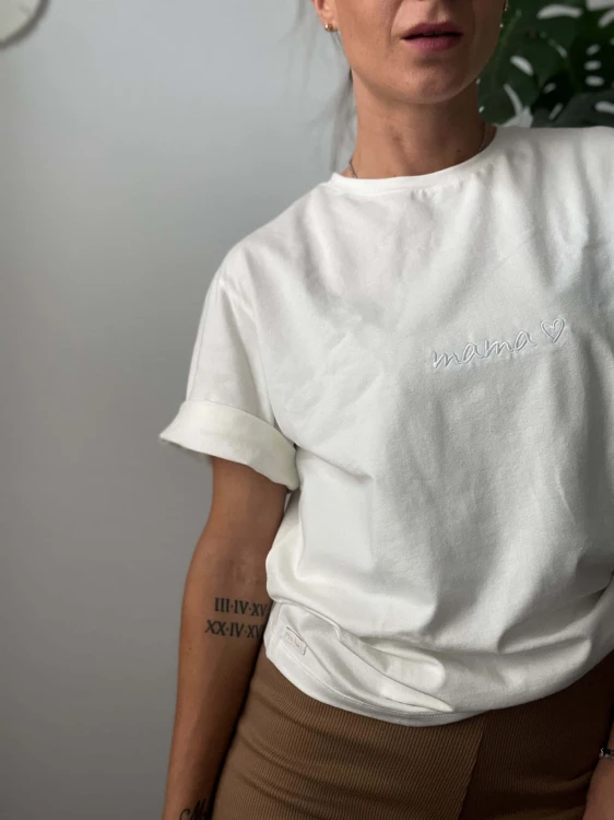 Damska bluzka  MAMA  off white