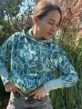Damska bluza LIŚCIE BANANOWCA oversize