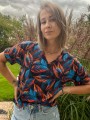 Koszulka  V-NECK KAKAOWIEC