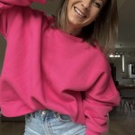 Bluza CRUSH fuksja 