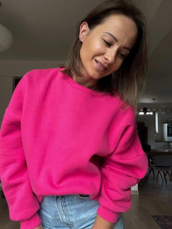 Bluza CRUSH fuksja
