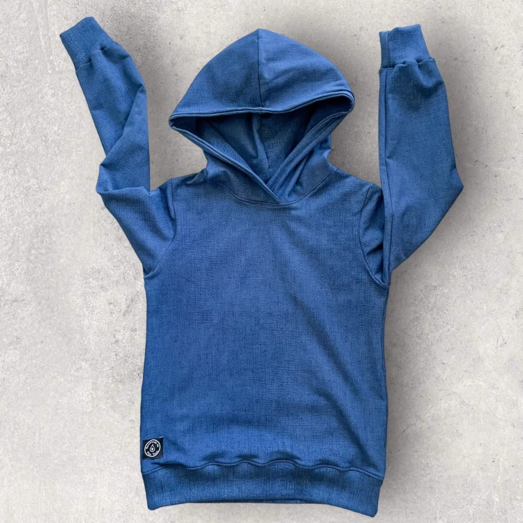 Bluza  Z KAPTUREM denim
