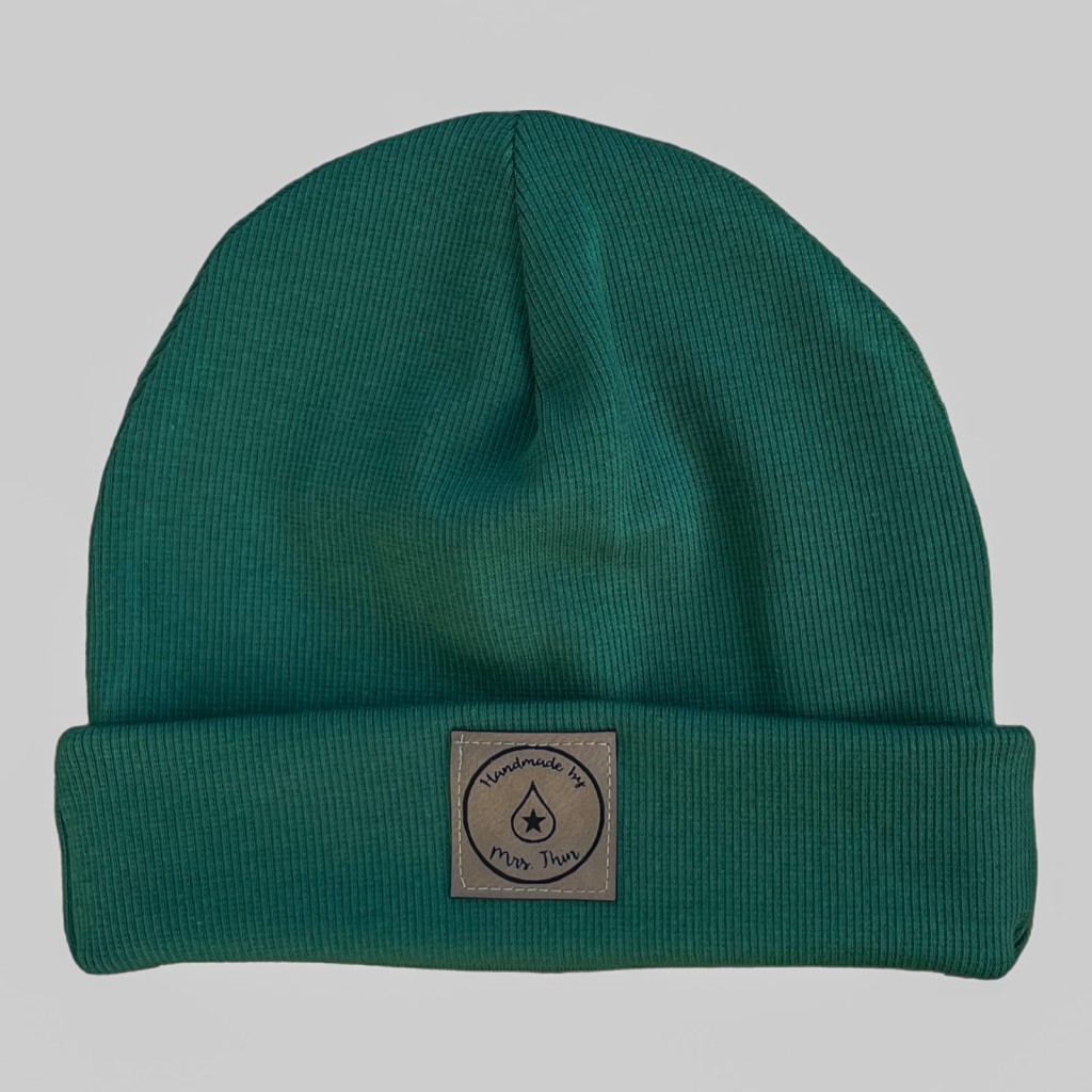 Czapka BEANIE spokojna zieleń