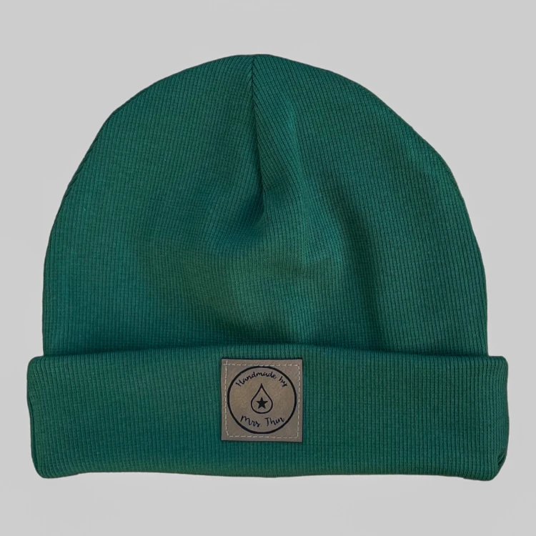 Czapka BEANIE spokojna zieleń