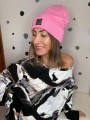 Czapka BEANIE barbie pink