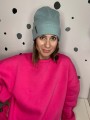 Czapka BEANIE mineral blue