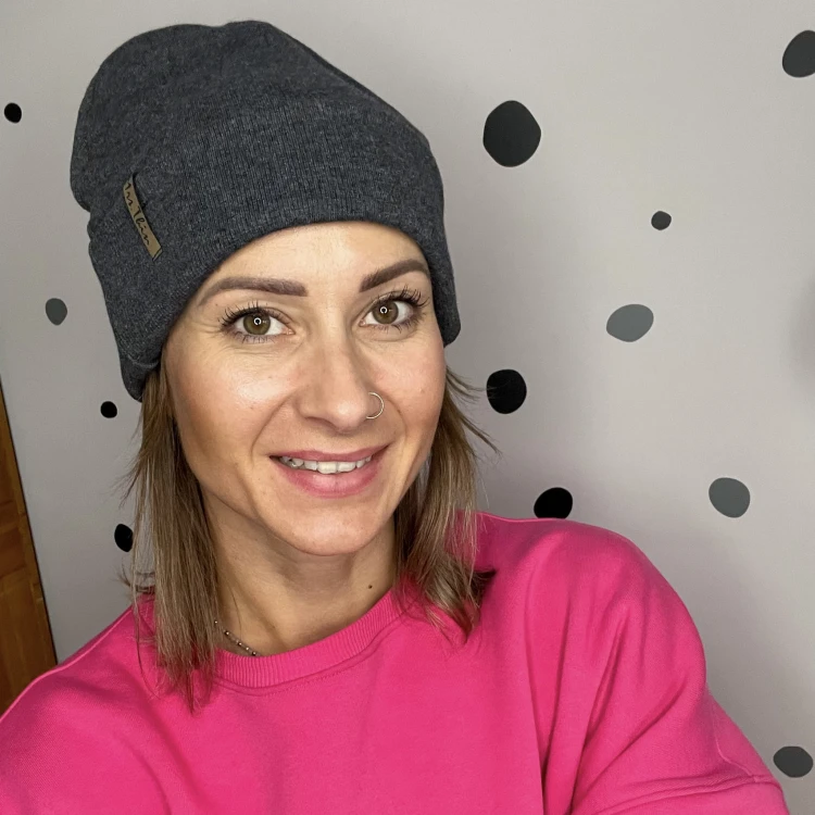 Czapka BEANIE grafit