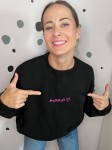 Bluza - MAMA - czarna