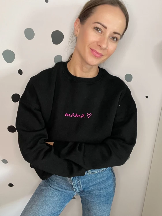 Bluza MAMA czarna