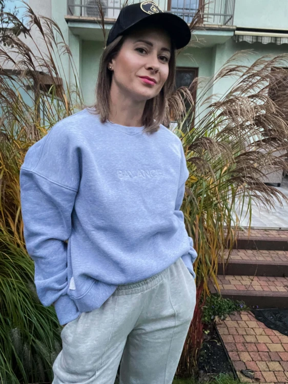 BLUZA balance SZARA