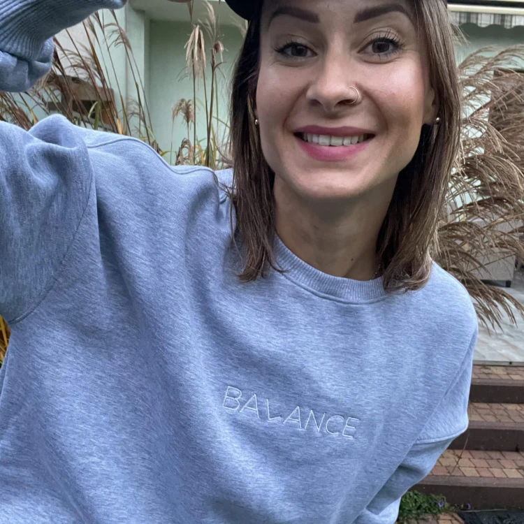BLUZA balance SZARA