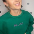 Bluza RELAX  butelkowa zieleń