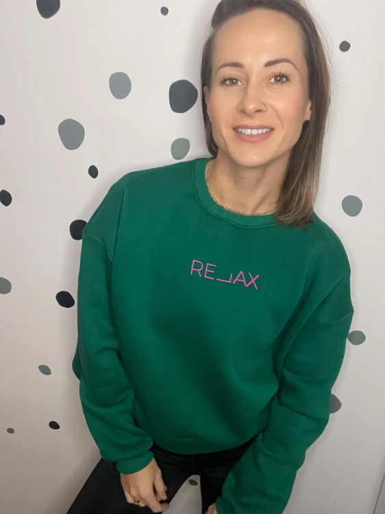 Bluza RELAX  butelkowa zieleń
