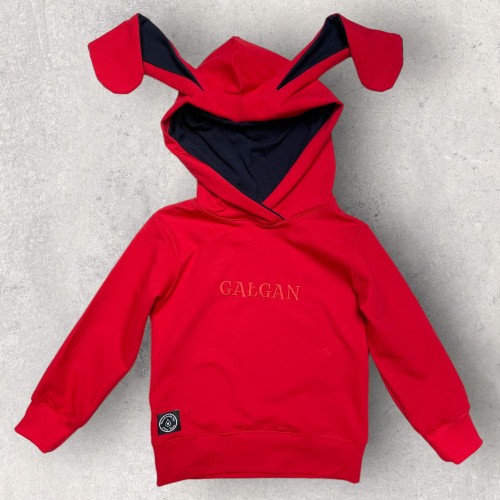Bluza USZY KRÓLIKA czerwona