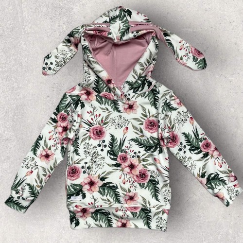 Dziewczęca bluza Krolik wzór In garden