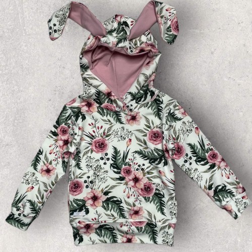 Dziewczęca bluza Krolik wzór In garden