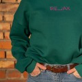 Bluza RELAX  butelkowa zieleń
