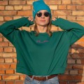 Bluza RELAX  butelkowa zieleń