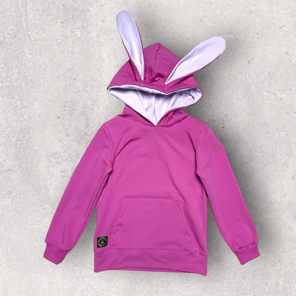Bluza USZY KRÓLIKA różowy fiolet