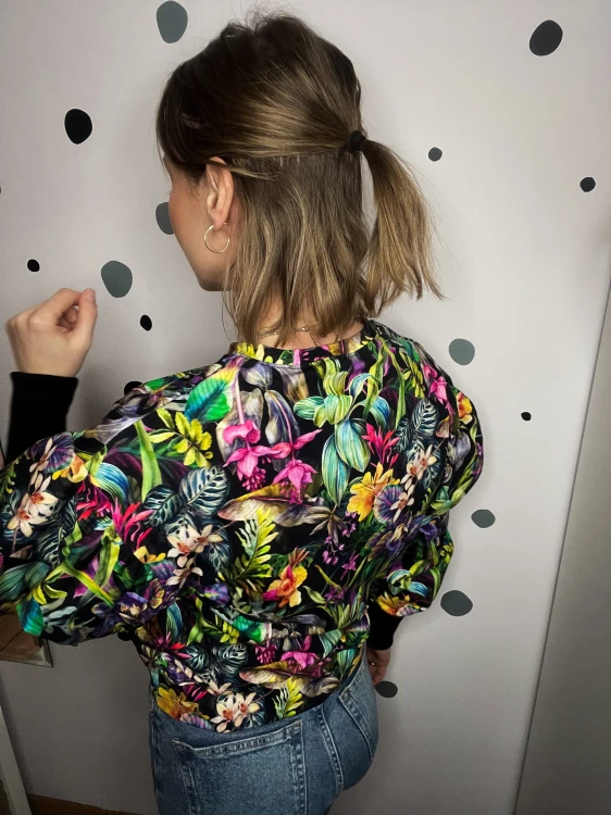 DAMSKA BLUZA BUFF KWIATY ORIENTU