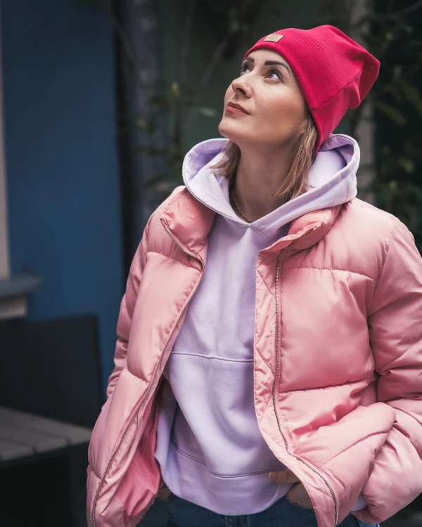 Czapka SMERFETKA magenta