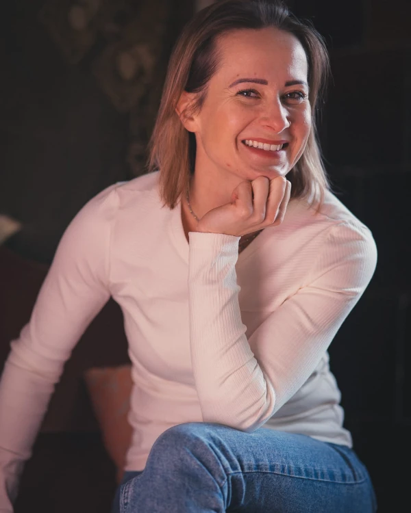 damski longsleeve bawełniany