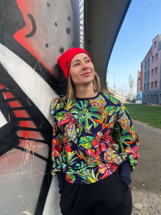 Bluza FALBANA ananasy
