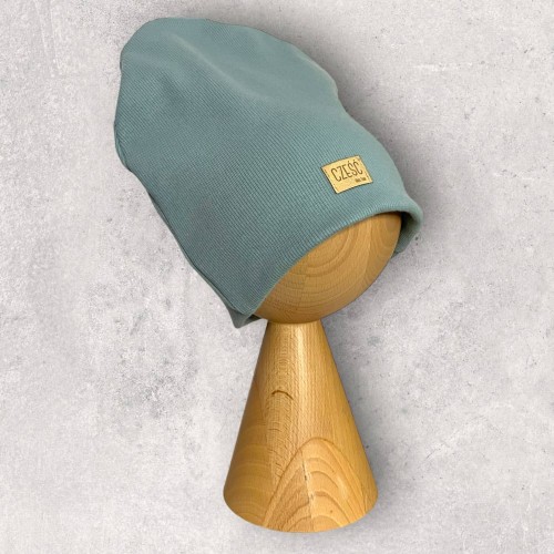Czapka dziecięca CZEŚĆ mineral blue
