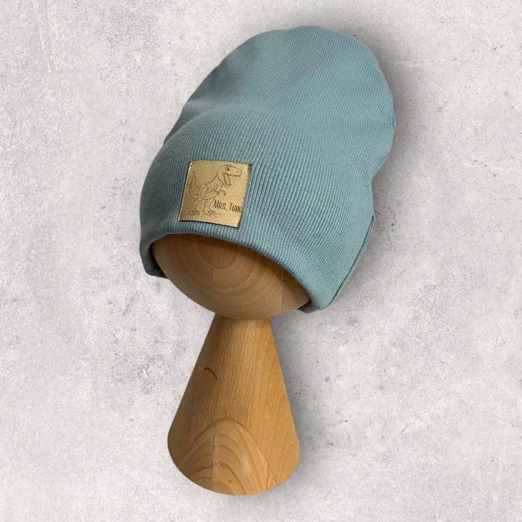 Czapka dziecięca T-rex MINERAL BLUE