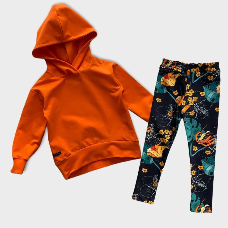 Bluza  z kapturem POMARAŃCZA
