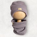 Czapka dziecięca SMERFETKA Dusty violet