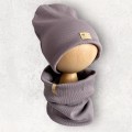 Czapka dziecięca SMERFETKA Dusty violet