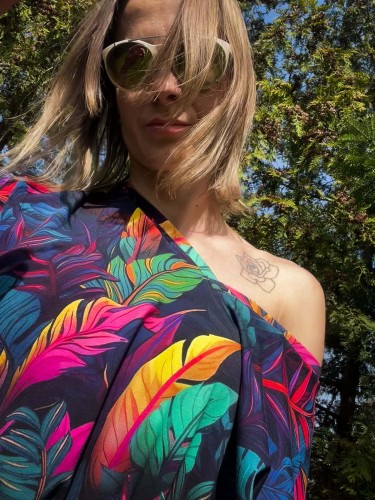 Koszulka V-neck NEW JUNGLE
