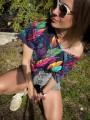Koszulka V-neck NEW JUNGLE