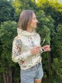 Bluza z kapturem MOTYL orange