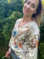 Bluza V-neck MOTYL orange