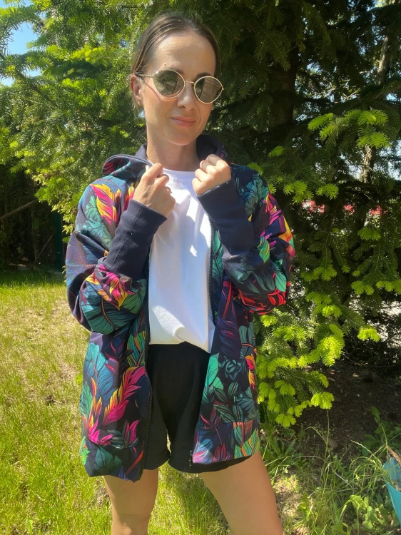 Rozpinana bluza NEW JUNGLE navy