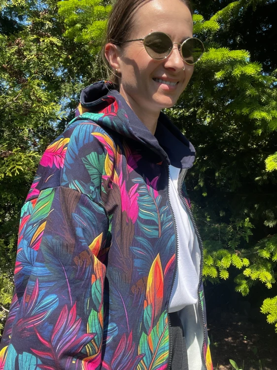 Rozpinana bluza NEW JUNGLE navy