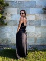 Sukienka muślinowa maxi VERANO black